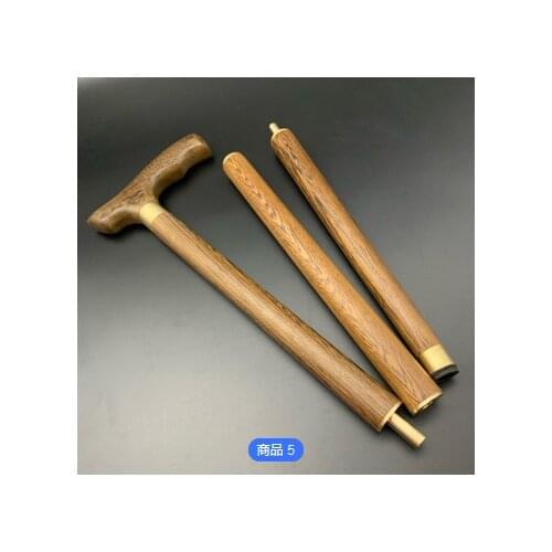 The old wood carving wood carving iron crutch over Fu pear rosewood cane cane Walker elderly