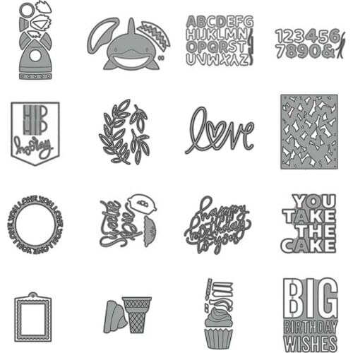 MT Craft metal cutting dies cut die mold Rocket symbol letters Scrapbook paper craft knife mould blade punch stencils dies