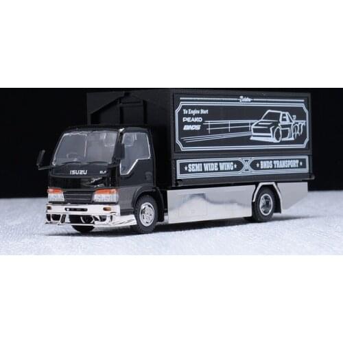 YES 1:64 Isuzu ELF Wingspan Box Truck BNDS Joint Name Collector Edition Metal Diecast Model Toy Gift