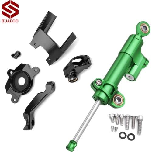 Motorcycle Damper Steering for Kawasaki Z1000 Z 1000 2017 2018 Stabilize Safety Control with Mounting Bracket