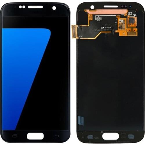 Original Burn-Shadow Display For SAMSUNG Galaxy S7 LCD G930 G930F Touch Screen Digitizer With Service Pack