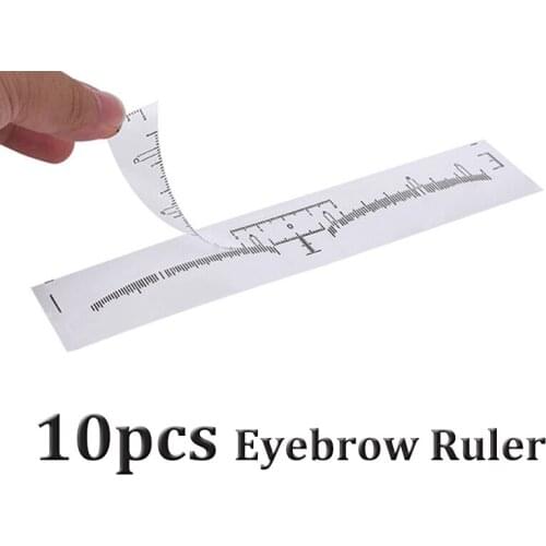 Professional Eyebrow Large Ruler Measurement Mark Permanent Makeup Tattoo Eyebrow Sticker Microblading Tattoo Accessories Tool