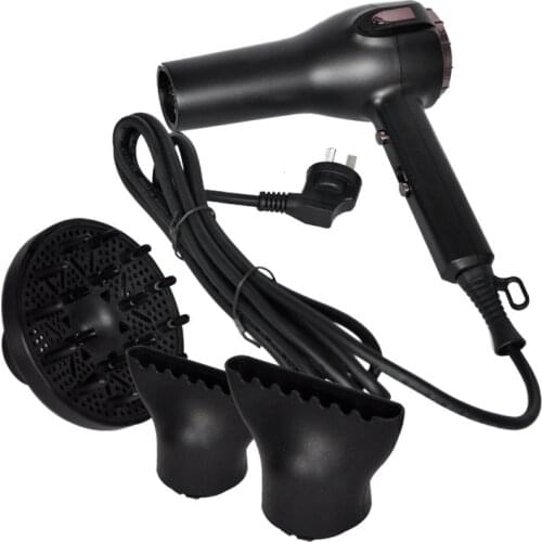 Professional Salon Hair Dryer High Power Hot and Cold Blow Dryer Multifunction 6 Gears Eletric Blowdryer Air Collecting Nozzle