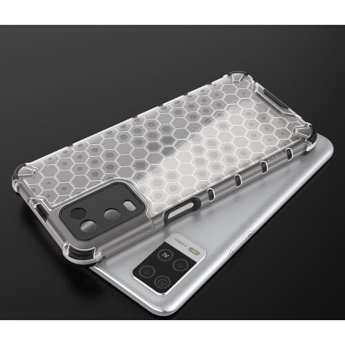 Shockproof Case For Oppo A54 (4G) A 54 Honeycomb Armor Rugged Cover For Oppo A74 4G A 74 Protective Shell Cases Funda Coque