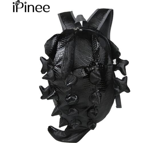 IPinee 3D Chameleon Backpack Male Special Monsters Backpack Harajuku Lizard Travel Bags Cartoon Rucksack Shoulder School Bag Sat