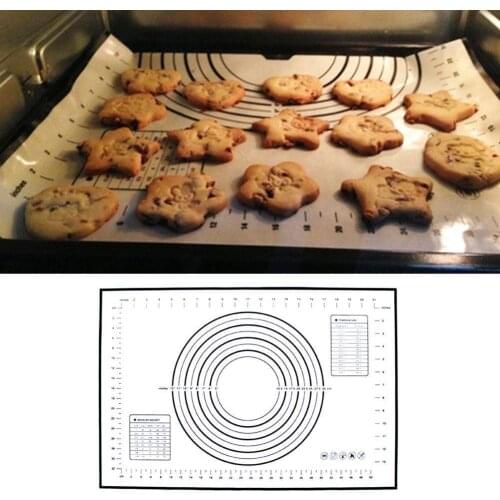 3 sizes Silicone Dough Kneading Mat Pizza Pastry Kitchen Stretchability Non-stick Gadgets Baking Tools Pad Accessories Cook M2L4