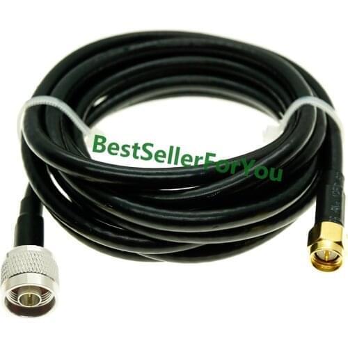 SMA male plug to N Male connector adapter RF Pigtail Jumper Cable RG58 WLAN Antenna