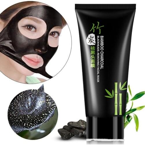 LAIKOU Bamboo Charcoal Blackhead Remover Cleaner Black Dot Face Ance Black Dots Blackhead Point Vacuum Pore Cleaner Skin Care