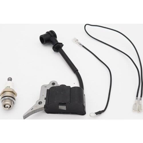 Ignition Coil Spark Plug Fit For 2500 25CC Zenoah G2500 Chinese Garden Chinsaw Spare Tool Parts
