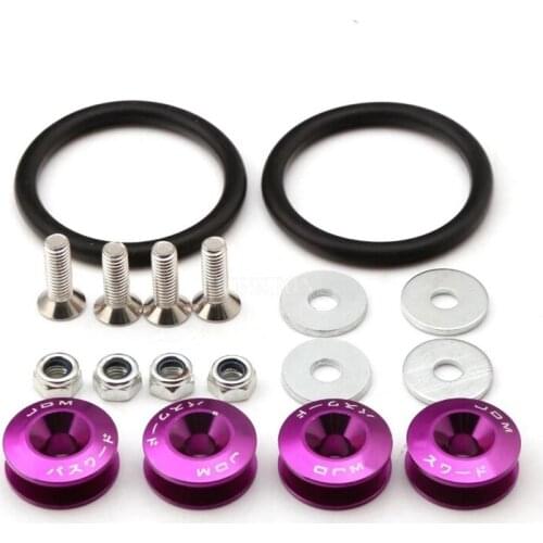 Universal JDM Quick Release Fasteners Are Ideal For Front Bumpers Rear Bumpers And Trunk/Hatch Lids Universal Clip
