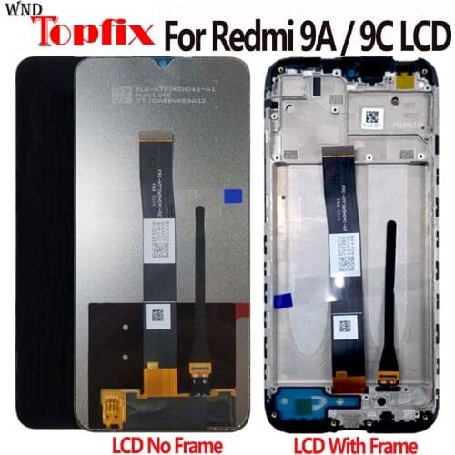 6.53'' For Xiaomi Redmi 9A lcd Display Touch Screen Digitizer Assembly Replace For Xiaomi Redmi 9C LCD Display