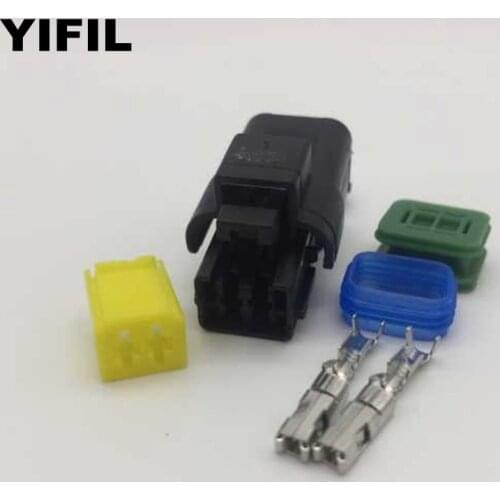 10pcs/lot 2 Pin/Way FCI Female Water Temperature Sensor Plug Turn Light FO Lamp Connector For Renault Peugeot Citroen