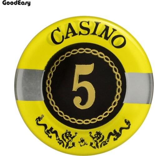 25PCS/SET Imitation Crystal Chips Poker Chip set Texas Hold'em Poker Baccarat Black Jack 21 Points Casino Chips Playing Game