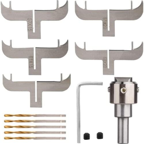 Bracelet Ring Milling Cutter Blades Handle Drill Bit Woodworking Ball Wooden Beads Drill Bit Bead Knife For CNC Machine Tool Kit