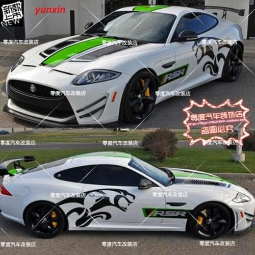 Sports Car Decoration Car Sticker For Jaguar XE Body Exterior Decoration Sticker