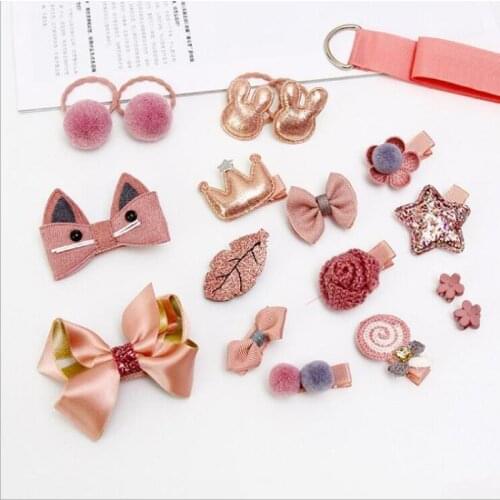 Baby Hair Clips Cartoon Baby Headband Cute Bow Flower Children Hairpin Barrettes Headwear Baby Hair Accessories