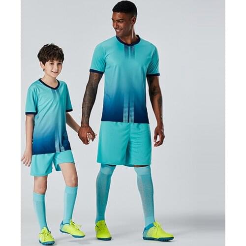 Adult Kids Soccer Jersey Set survetement Football Uniform custom Futbol Training Shirts Short Suit