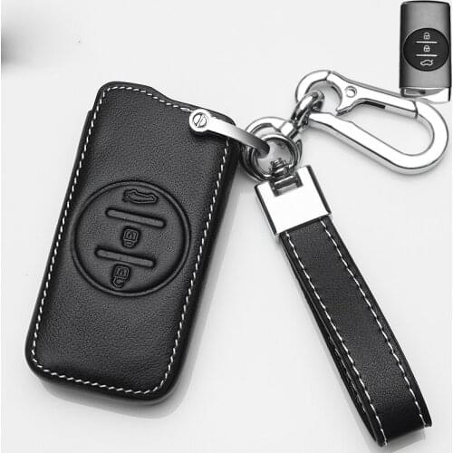 Leather Car Key Cover Case For Chery Tiggo 8 Arrizo 5 pro gx 5x eQ7 Chery tiggo 7Pro