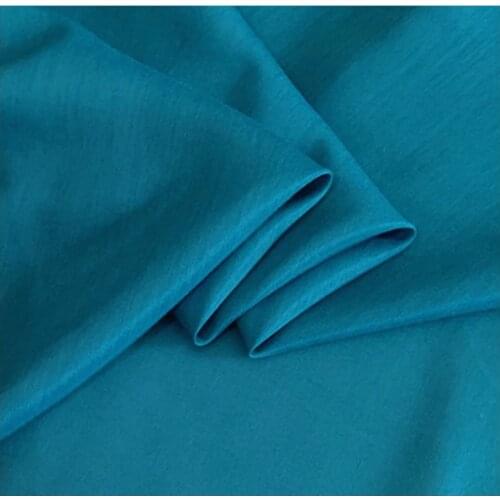 Fashion 100% pure Mulberry silk Georgette Gauze Fabric chiffon for dress diy Sewing B14