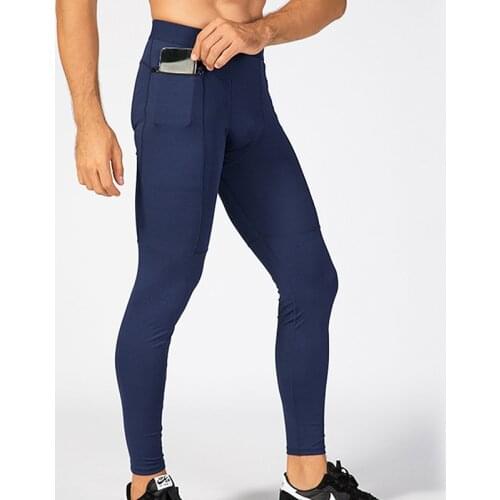 Mens Fitness Pants Zipper Pockets Sports Running Training Tight Pants Jogging Pants Men Joggers Sweatpants 1070