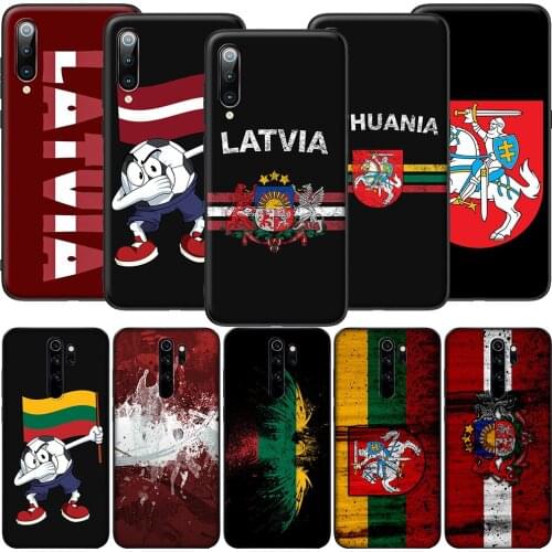 GX119 Latvia Lithuania Flag Soft Silicone Case for Redmi Note 4X 5 5A Prime 6 6A 7 7A 8 8A 8T 9 9A 9C 9S Pro Lite