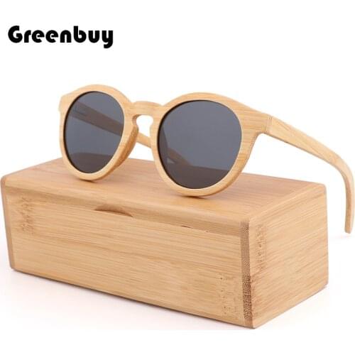 New style laminated sunglasses Mens and womens bamboo and wood glasses, bamboo primary color, UV 400 wood protective glasses