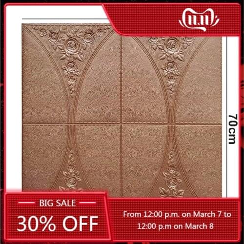 Self-adhesive Wallpaper 3D Wall Stickers Decorative Bedroom Bedside Living Toom TV Background Wall Paper Waterproof Stone Wallpa