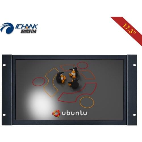 ZK173TC-59L/17.3" inch 1920x1080p Widescreen HDMI USB VGA Embedded Open Frame Linux Ubuntu Raspbian Debian Touch LCD PC Monitor