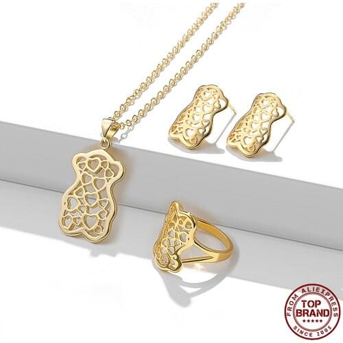 Наборы ювелирных украшений SILVERHOO China At AliExpress