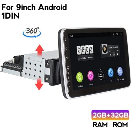 Universal 1 Din Car Multimedia Player 9Inch HD Screen Autoradio Stereo Video GPS WiFi Auto Radio Android Video Player