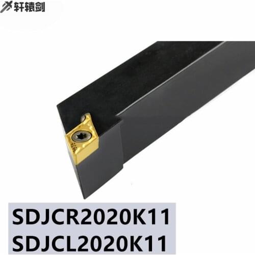 1PC SDJCR 2020K11 SDJCL2020K11 Carbide Insert For Turning Tool Holder DCMT