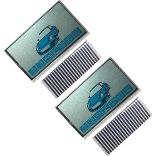 Wholesale 2PCS B9 flexible cable LCD display for 2 PCS Russia Keychain Starline B9 Remote Key Jaguar ez-one KGB FX-7 EX-8 FX7