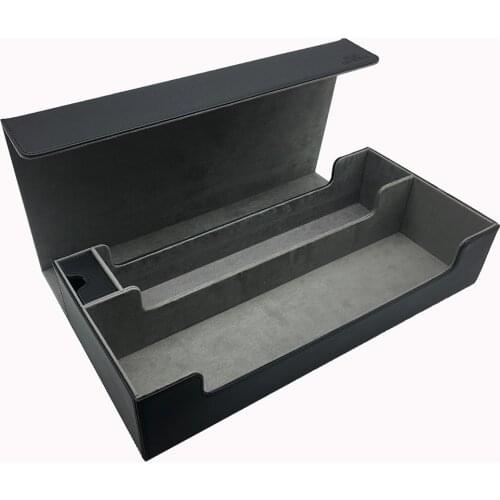AEGIS GUARDIAN Premium Supper Large Card Box For Trading Card Game TCG Deck Case: 550+ Black
