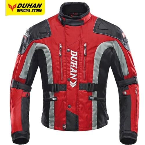 DUHAN Motorcycle Jacket Waterproof Jaqueta Motoqueiro Mens Moto Cycling Chaqueta Winter Autumn Cold-proof Protective Chaqueta