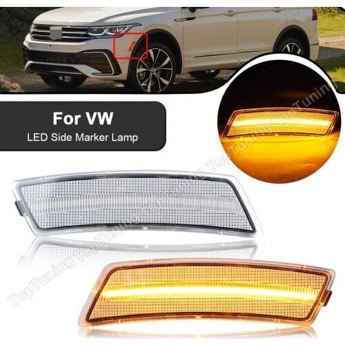 1Pair LED Side Marker Light Lamp For VW Beetle 2012 2013 2014 2015 2016 2017 2018 Tiguan 2018 2019 2020 2021 OEM#:5C5945071A