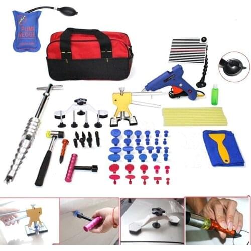 PDR TOOLS Paintless Dent Repair Tools slide hammer Removal Dent Puller Tool Kit Reflector Board