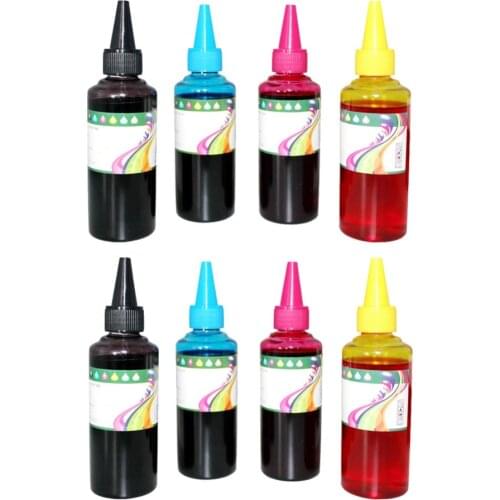 YLC 2set 8*100ML Universal Refill Ink kit for Epson for HP for DELL for Canon for Brother Lexmark Inkjet Printer CISS Cartridge