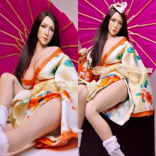 1:6 Scale female soldier kimono suit suitable for 12'' Action Figure ph UD LD JO DOLL body