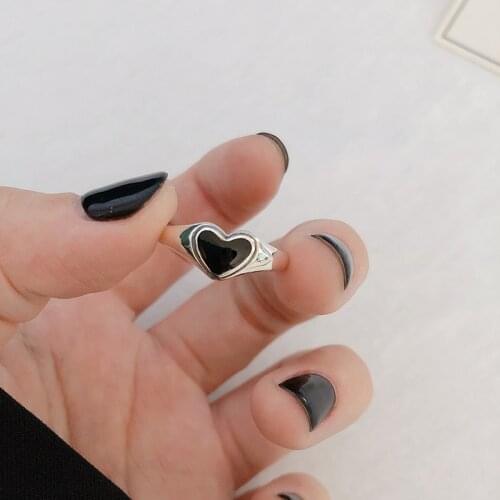 Kinel Authentic Original Silver 925 Ring Vintage Style Lady Prevent Allergy Sterling Silver Open Jewelry