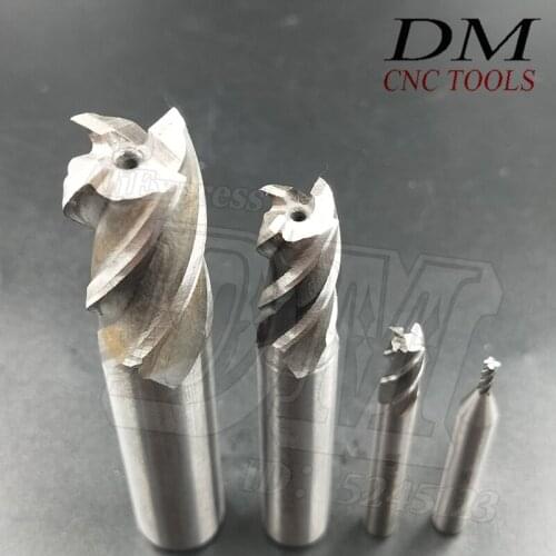5pcs 8mm 9mm 10mm 11mm Diameter Carbide Straight Shank End Mill Milling Tool For Metal Processing CNC Tool Set