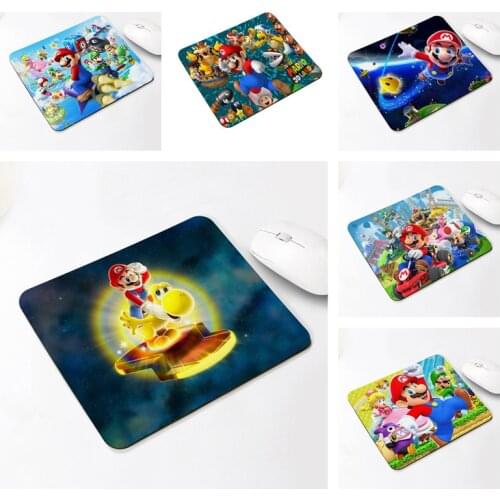 Super Mario Popular Games Non-slip Mouse Pad Easy To Clean Rubber Computer Desk Mat Waterproof and Scratch-resistant Accessories