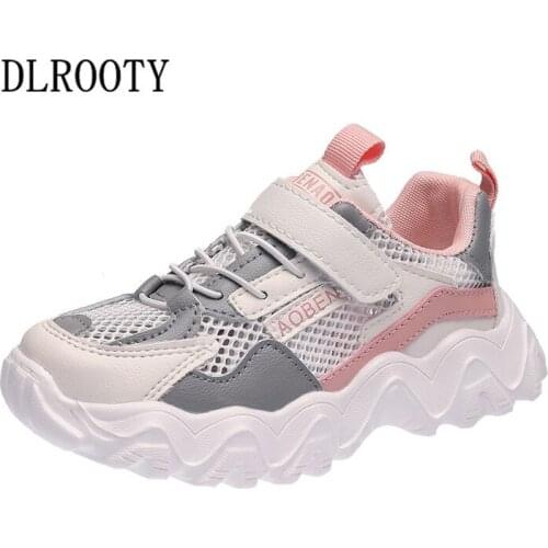 New Sport Children Shoes Kids Boys Sneakers Spring Summer Net Mesh Breathable Casual Girls Shoes Flat Running Shoe For Kids