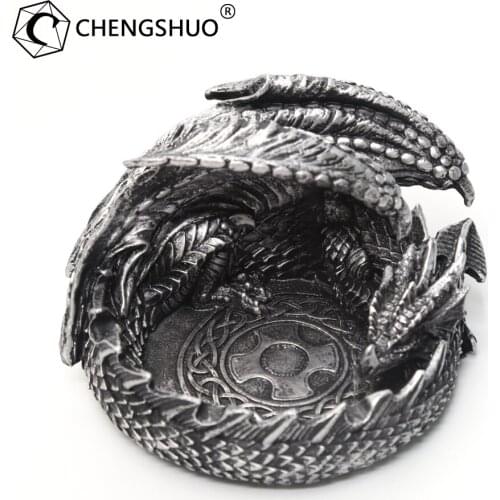 Chengshuo RPG dice show plate.Dragon-shaped dice display plate.Suitable for many board games,The best gift for DND players