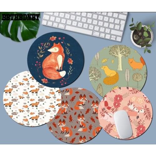 Hot Sales Animal More Cute Fox cat Soft Rubber Professional Gaming Mouse Pad gaming Mousepad Rug For PC Laptop Notebook