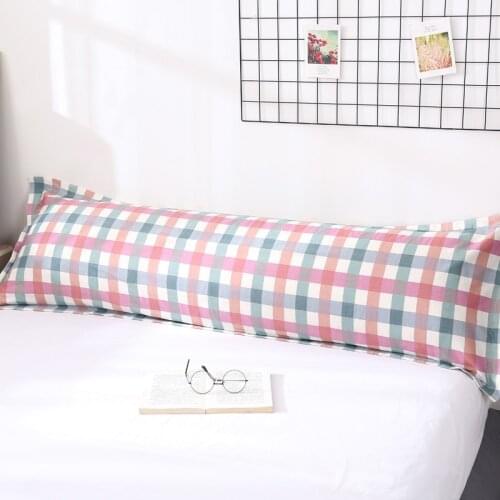 Soft Flannel Long Pillow Case Large Size Comfortable Warm Lover Sleeping Pillow Cover 120/150/180 cm Bedding Body Pillowcase