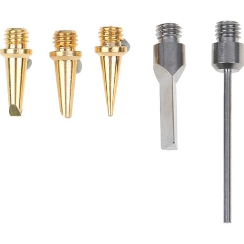 New 5pcs Replacement Copper Tips Nozzle For HS-1115K Soldering Iron Cordless Welding Tools Gas Welding Tips