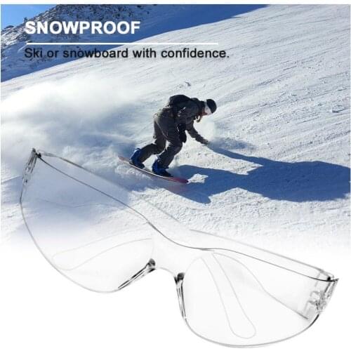 NewSafety Potective Goggles Glasses Windproof Dustproof Eyewear Outdoor Sports Glasses Bicycle Cycling Glasses Anti Scratch