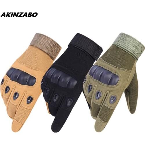 Carbon Fiber Tortoise Shell Military Gloves Full Finger Men Women Army Combat Motorcycle Bicycle Slip-resistant Tactical Gloves