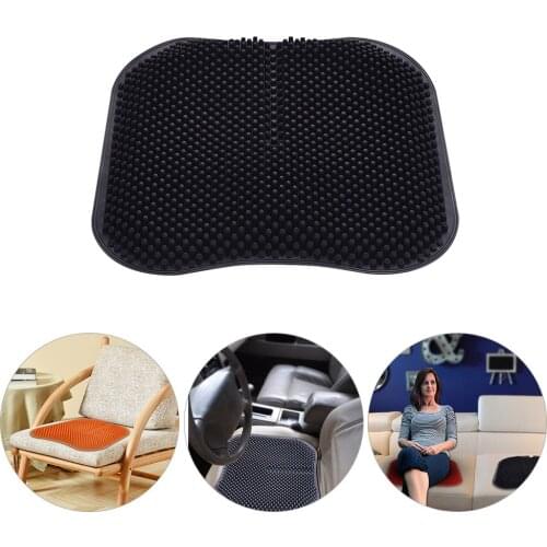 Car Seat Cushions Massage High Memory Silicone Breathable Mesh Silica Gel Auto Car Seat Covers