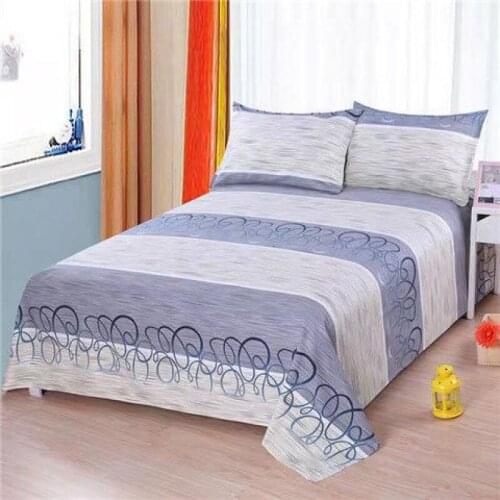 Cotton bedding, old coarse cloth sheets, single double bed and single bed, single cotton thick non-slip bedroom bed sheets